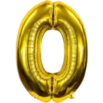 40" Gold Foil Number Balloon -