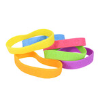 Monkey Face 24pc Rubber Bracelet - 6  Colors