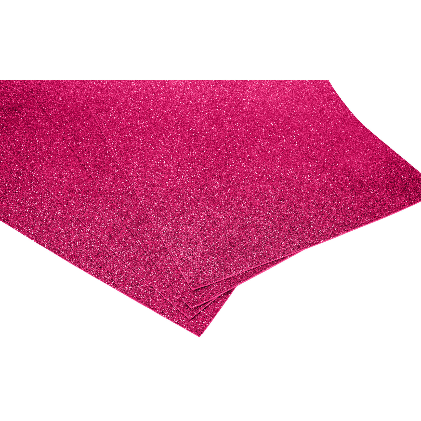 Van Long Silk & Crafts 20" x 12" Glitter Foam Sheets 10 PCS -