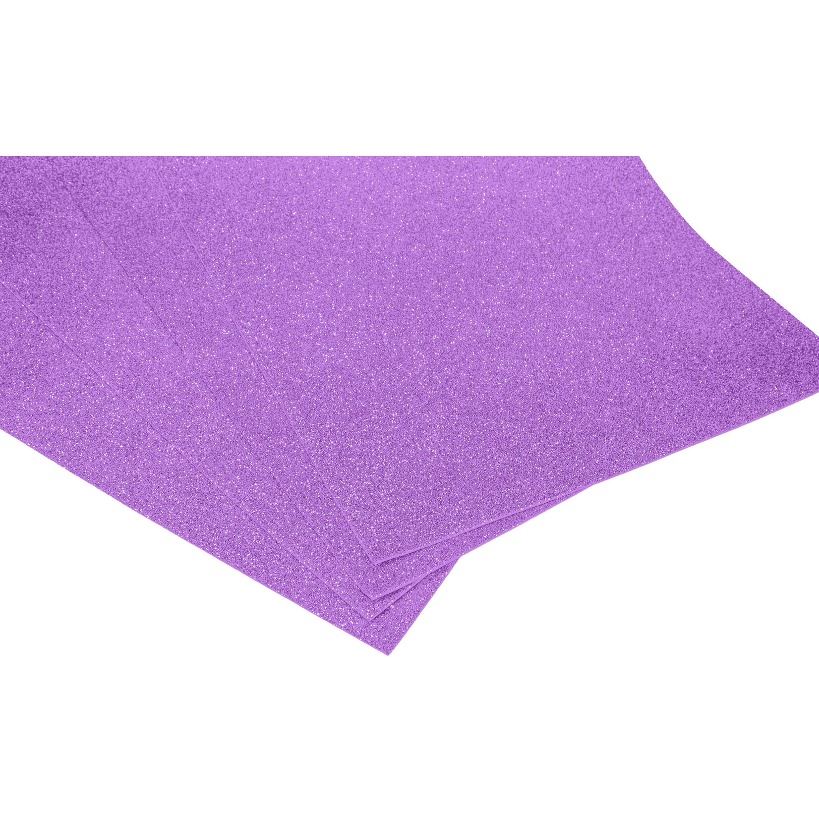 Van Long Silk & Crafts 20" x 12" Glitter Foam Sheets 10 PCS -