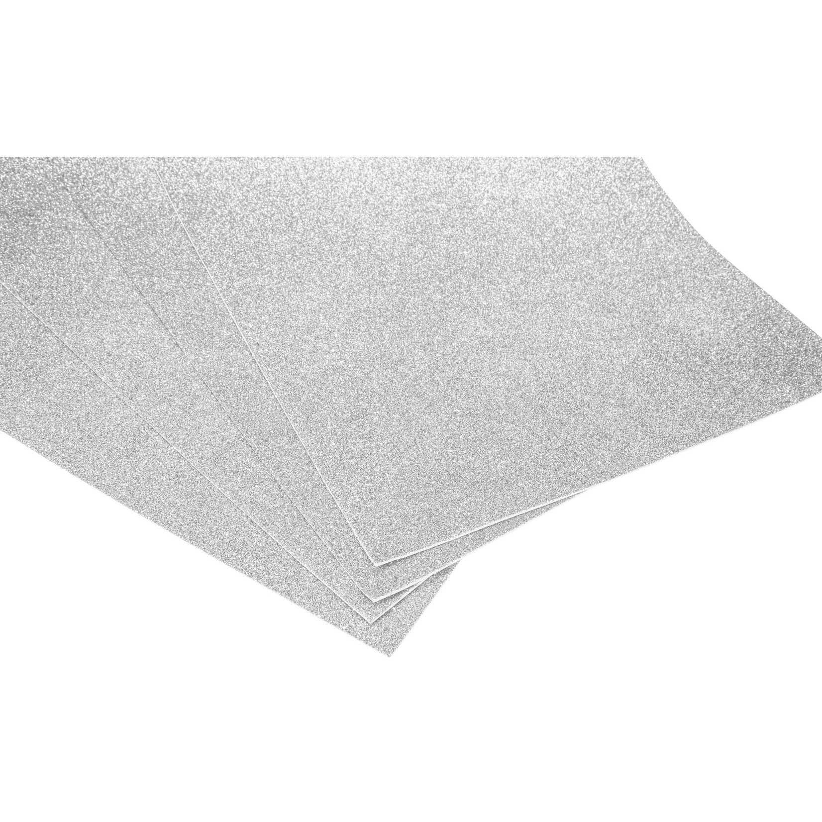 Van Long Silk & Crafts 20" x 12" Glitter Foam Sheets 10 PCS -