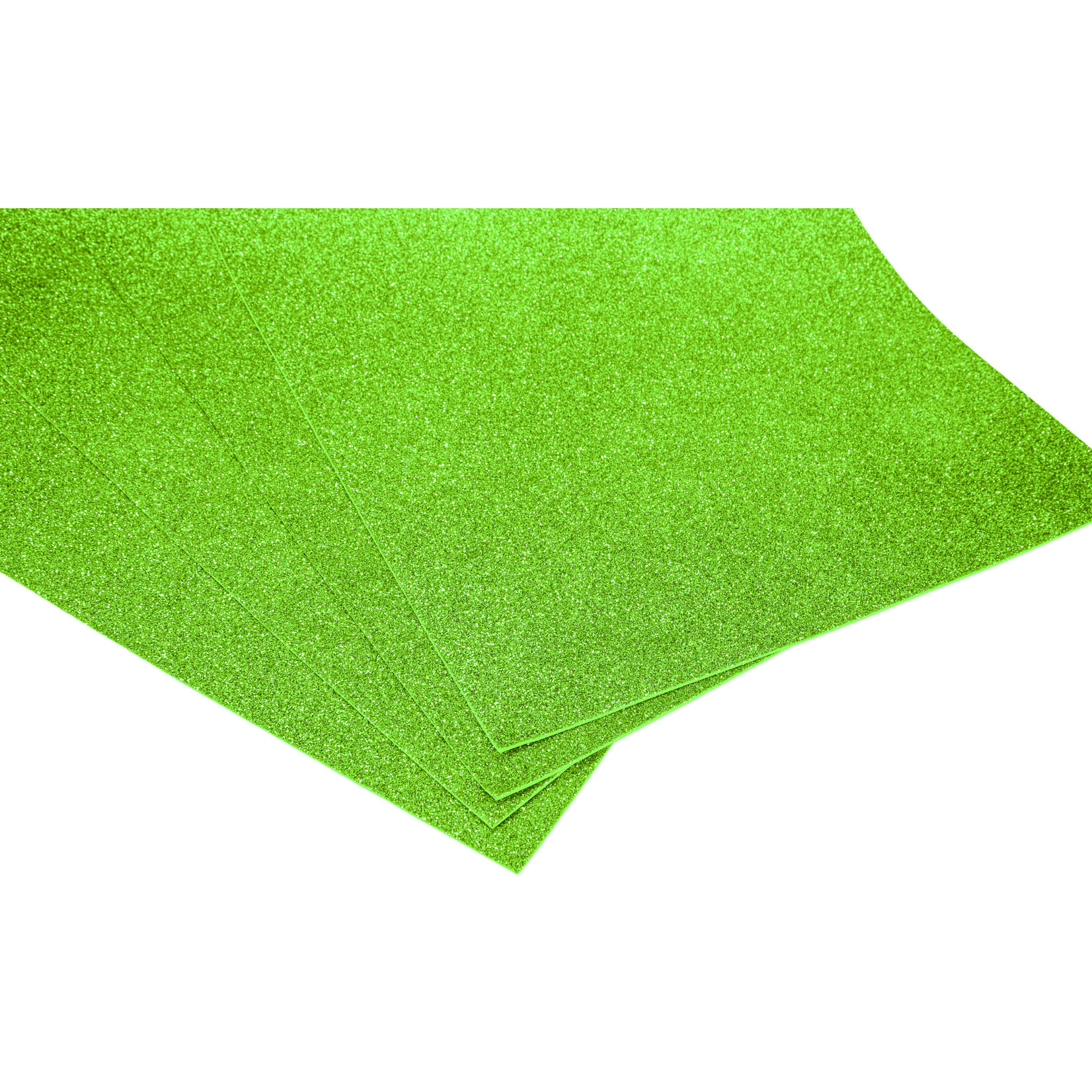 Van Long Silk & Crafts 20" x 12" Glitter Foam Sheets 10 PCS -