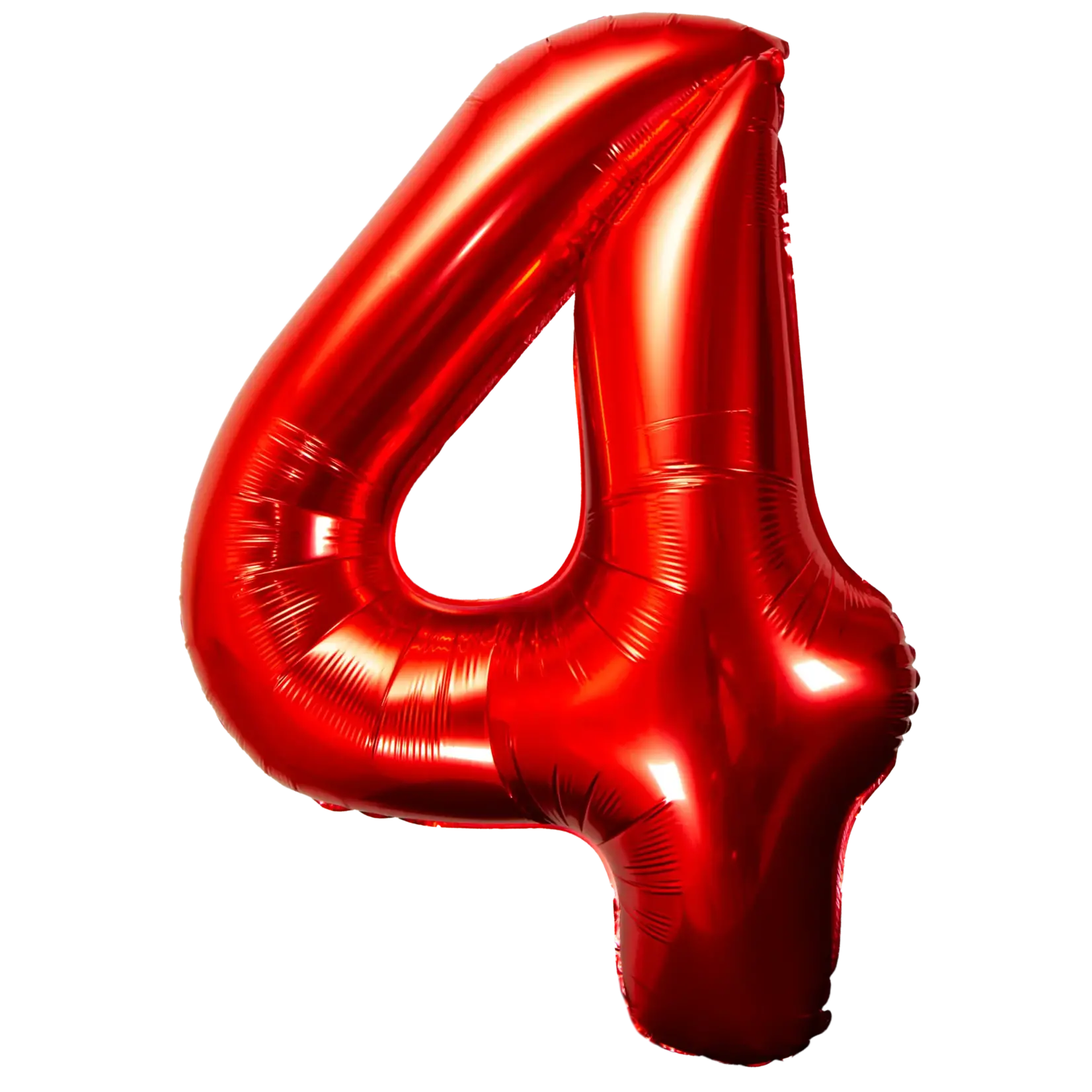 40" Red Foil Number Balloon -