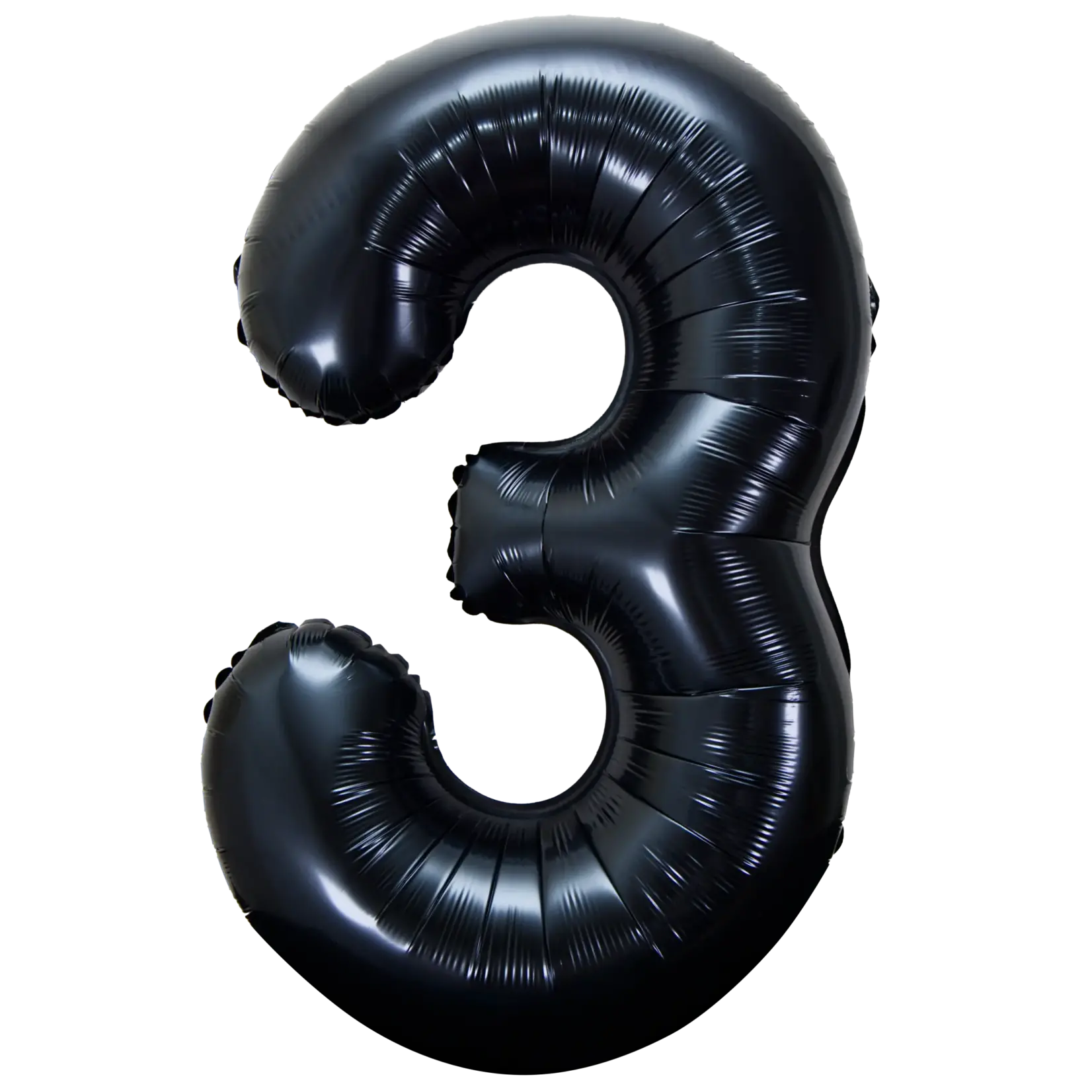 40" Black Foil Number Balloon -