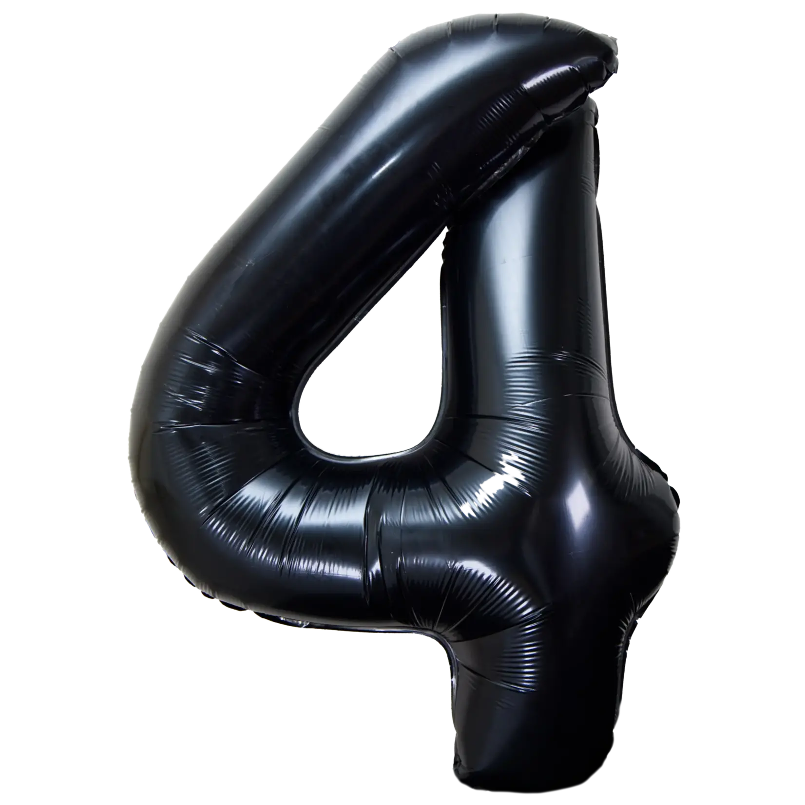 40" Black Foil Number Balloon -