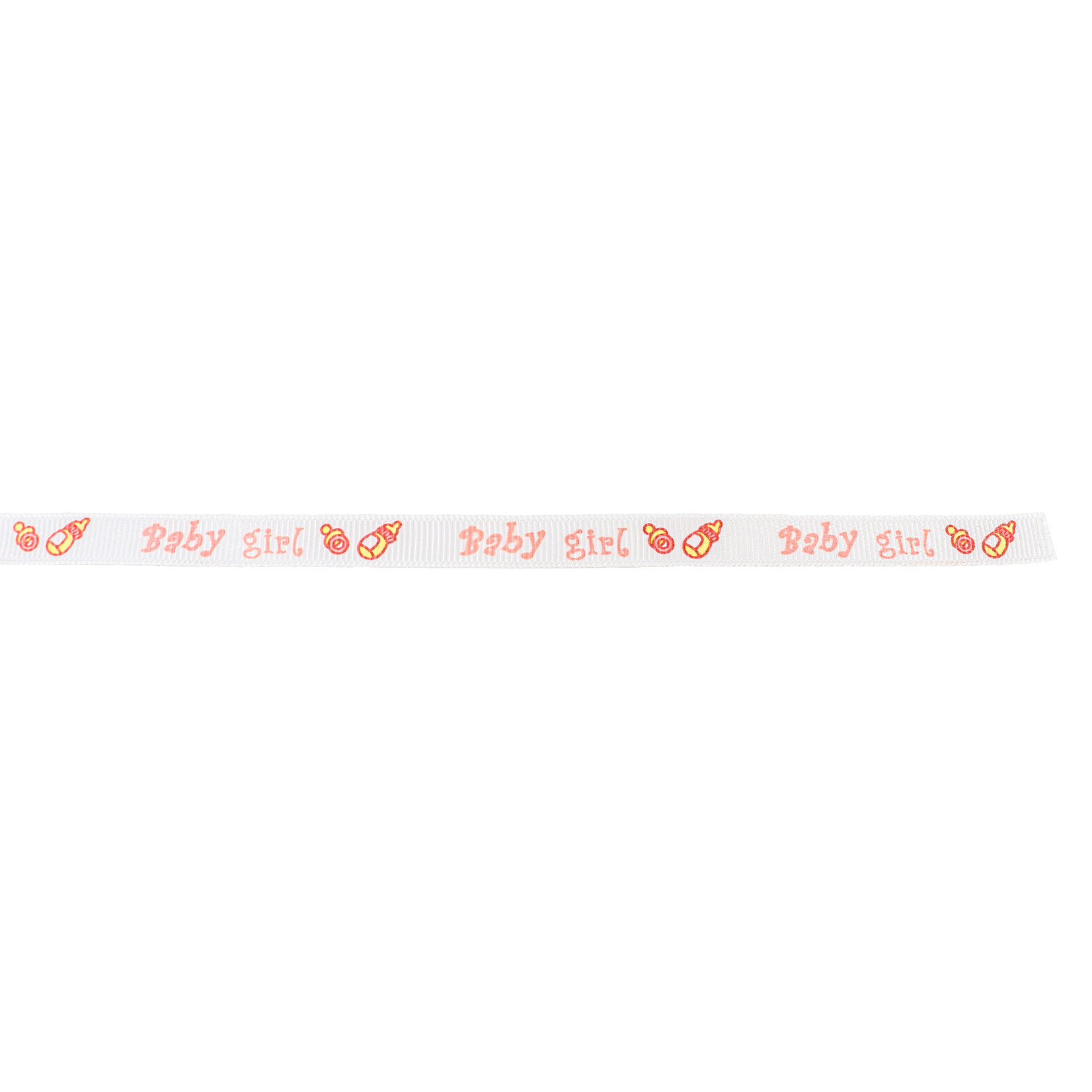 3/8" x 25 Yards Grosgrain Ribbon Roll - Baby Shower