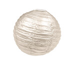8" Paper Lantern -  Silver