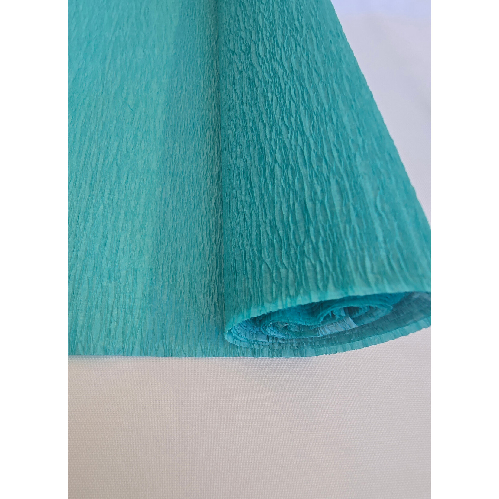 Premium Crepe Paper 20" x 10ft 1 roll - Turquoise