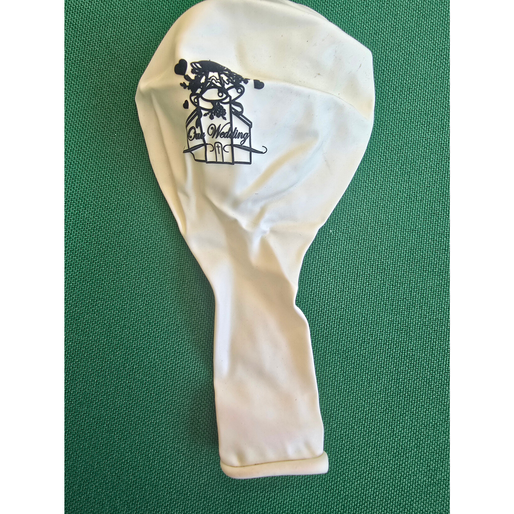 "OUR WEDDING" Latex 12pc Balloons 12"