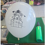 "OUR WEDDING" Latex 12pc Balloons 12"