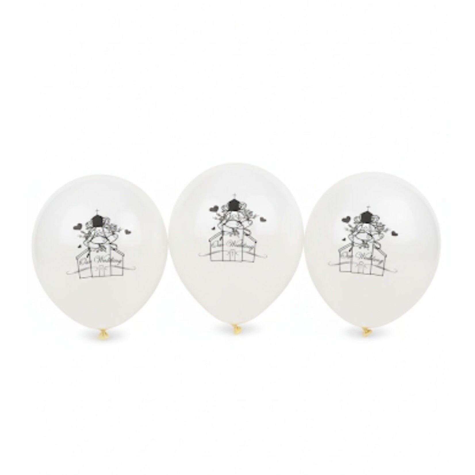 "OUR WEDDING" Latex 12pc Balloons 12"