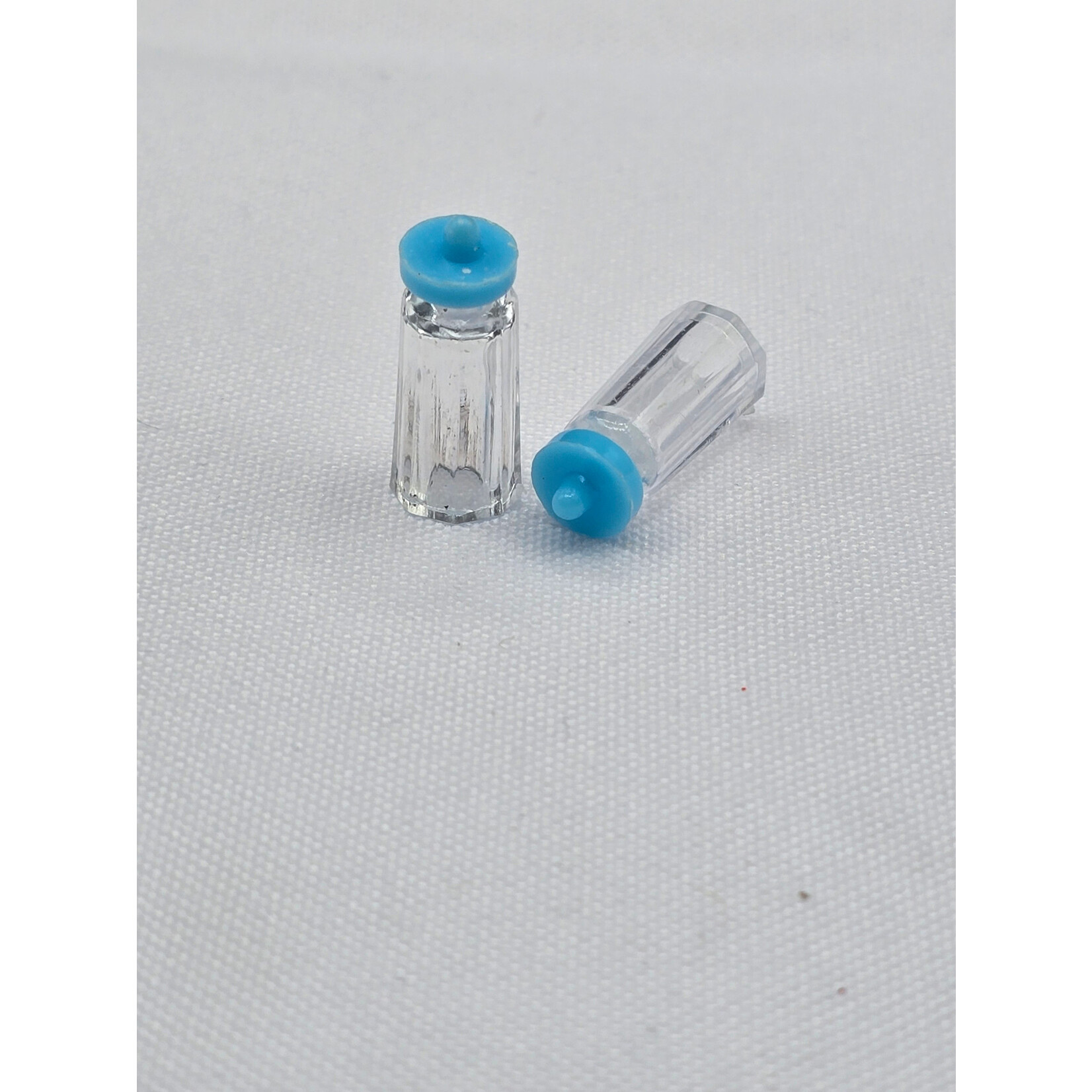 1" Tiny Acrylic Baby Bottle 1 GR -  Blue