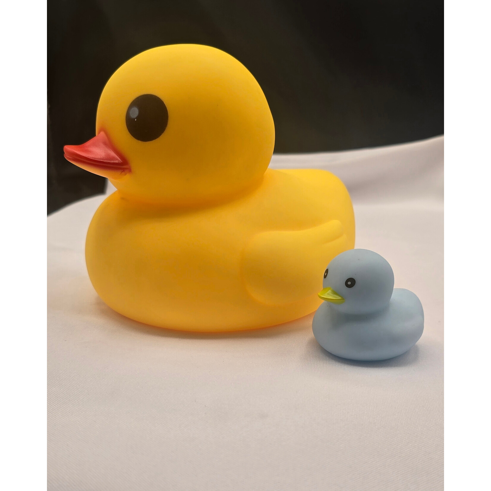 2" Squeaky Rubber Duck - 12pc Blue