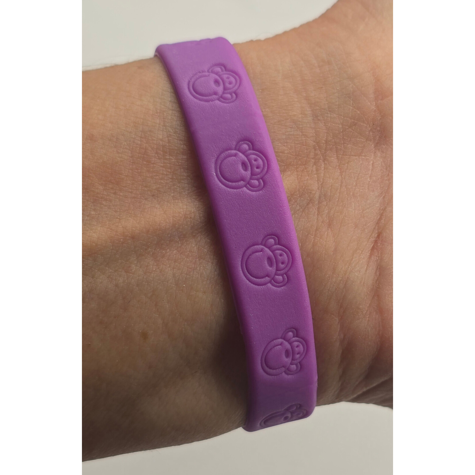 JM & Sons Monkey Face 12pc Rubber Bracelet - 6  Colors