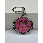 It's A Girl Keychain Mirror - 12pc