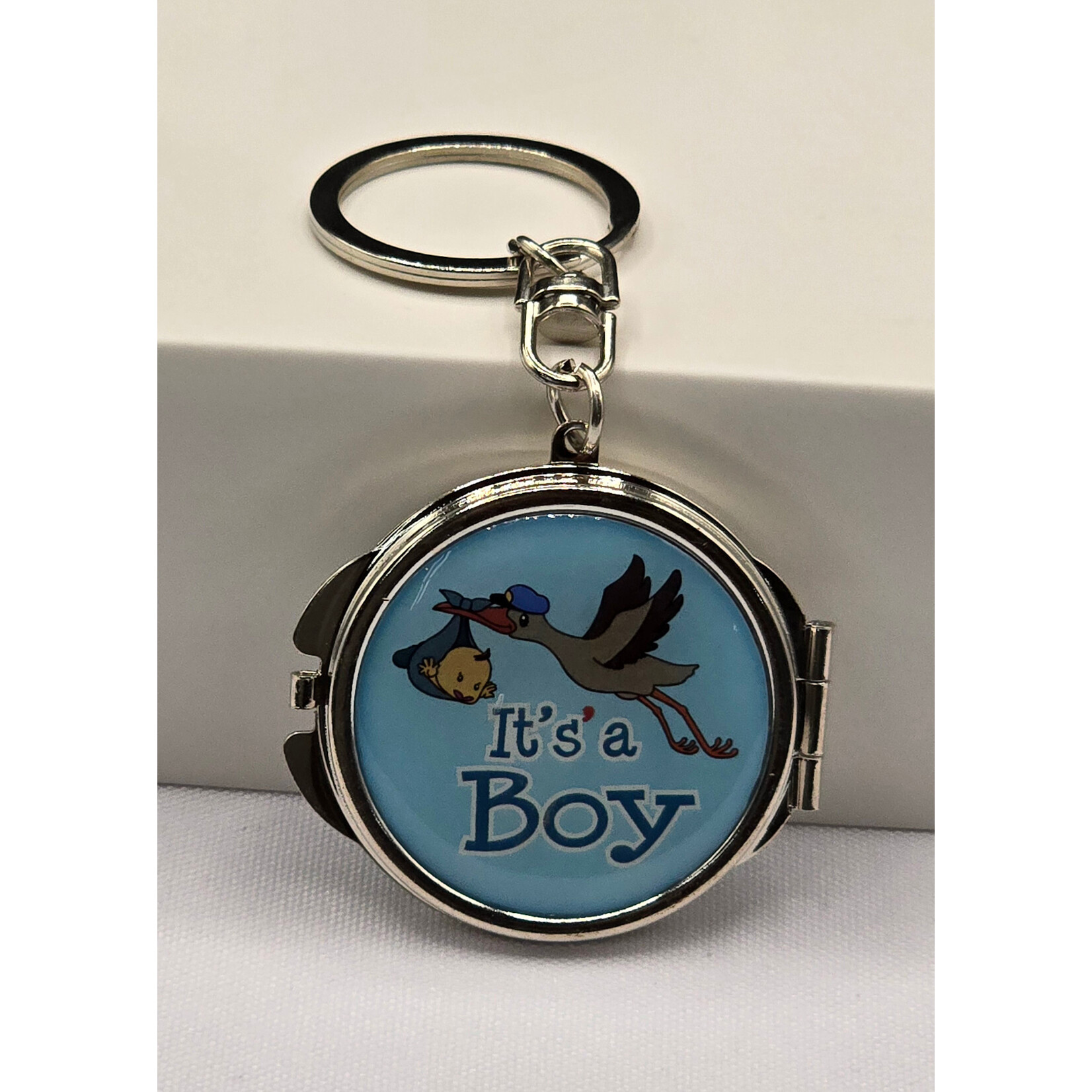 It's A Boy Keychain Mirror 12pc