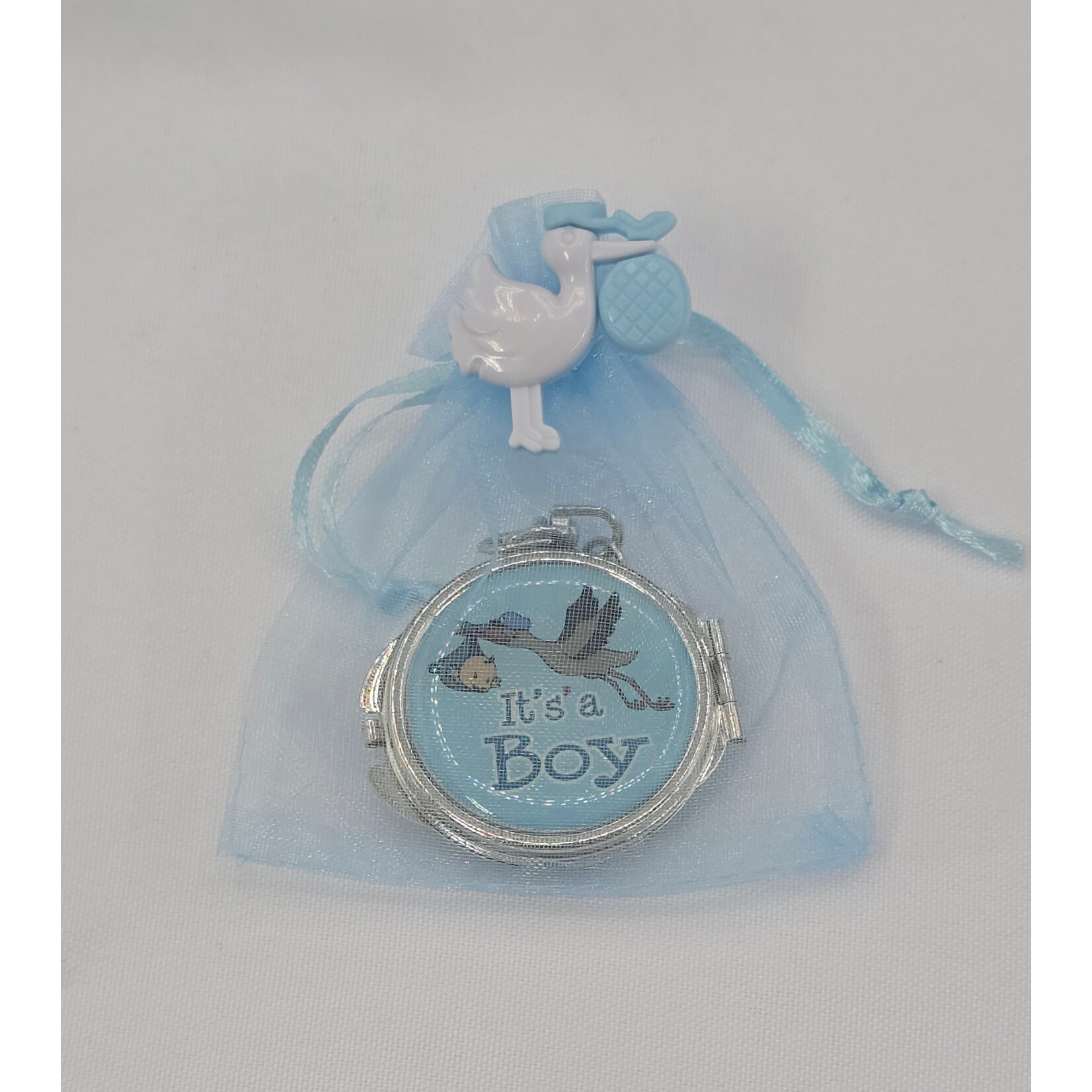 It's A Boy Keychain Mirror 12pc