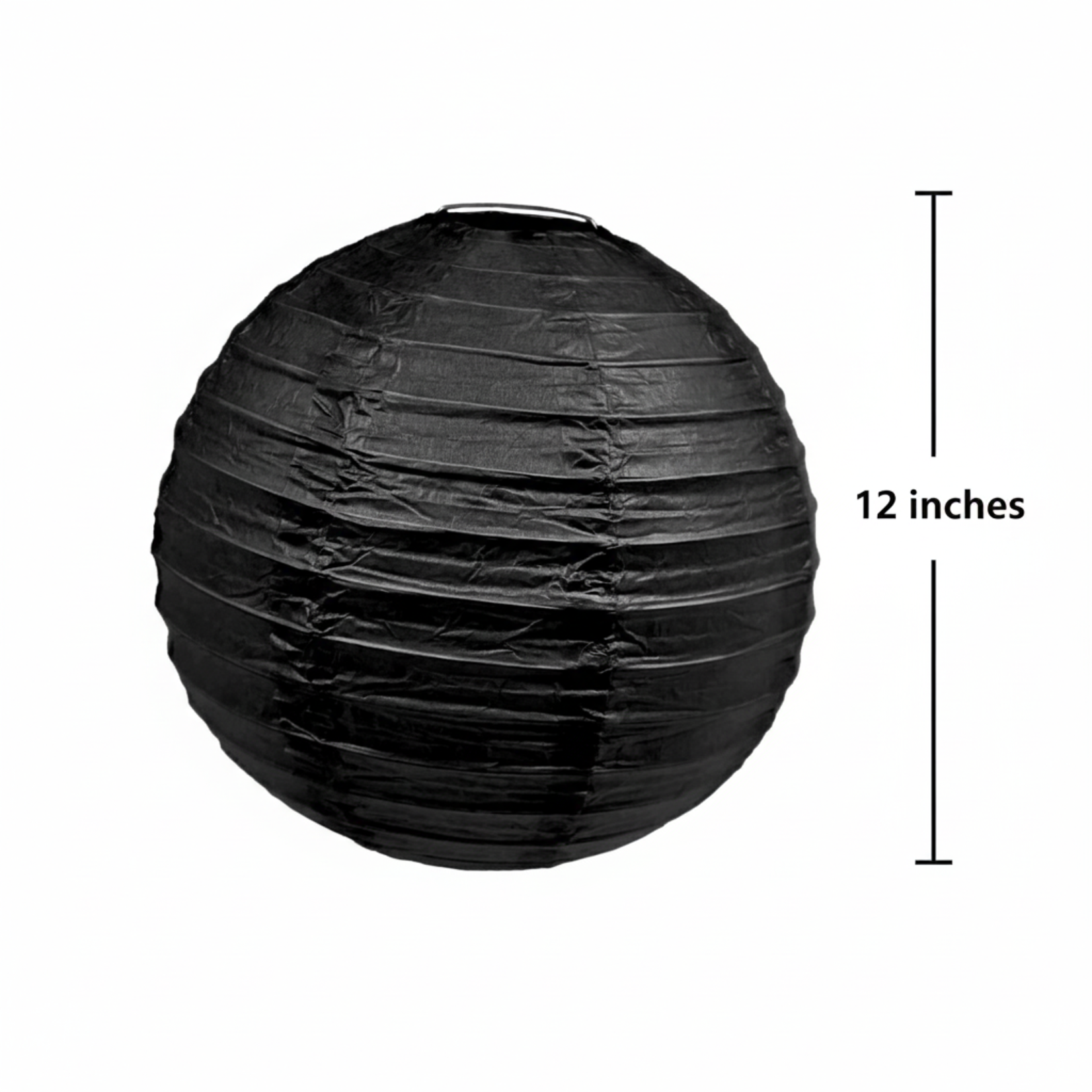 Mix 12" Paper Lantern -  Black