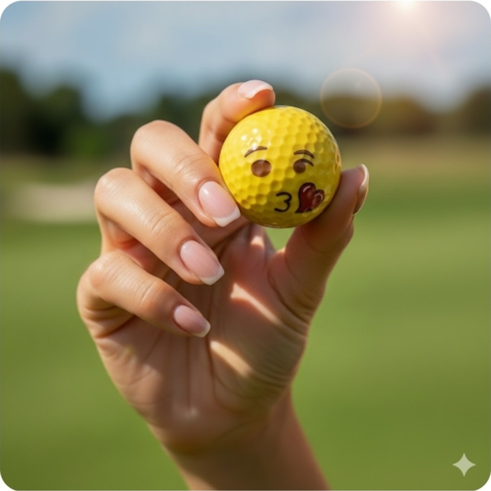 Professional Practice Golf Balls, 12 Emoji Balls 2-Ply
