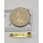 1" Flat Back Safety Pins 40 PCS - Gold