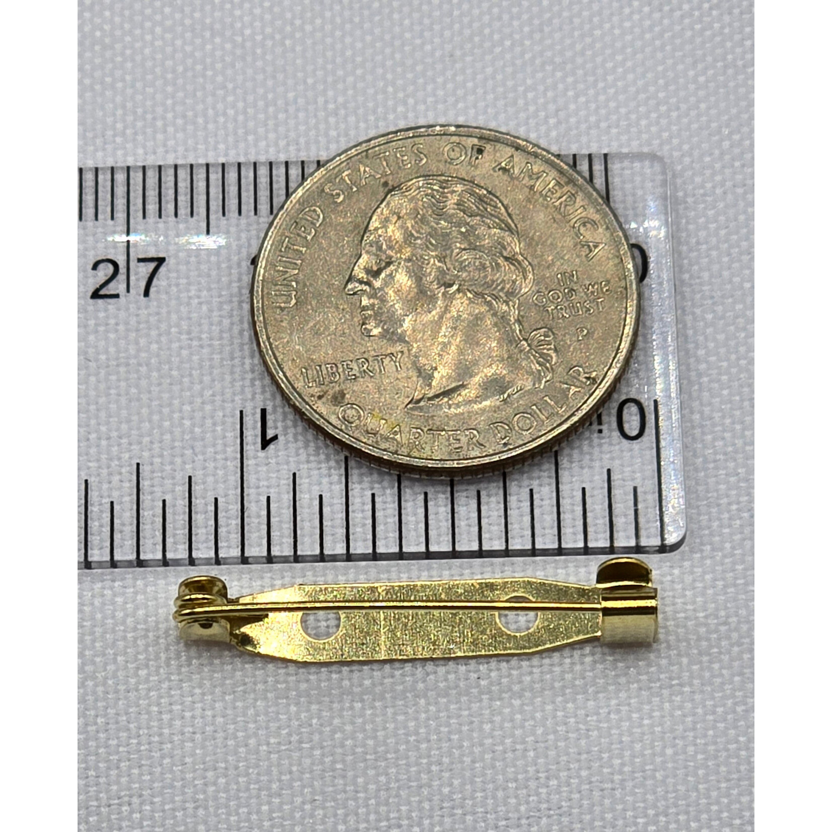 NST 1.25" Flat Back Safety Pin 144pc