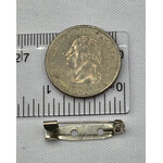 1" Flat Back Safety Pins 40 PCS - Silver