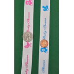 Van Long Silk & Crafts 7/8" Baby Shower Grosgrain Ribbon 25yds 1 roll -
