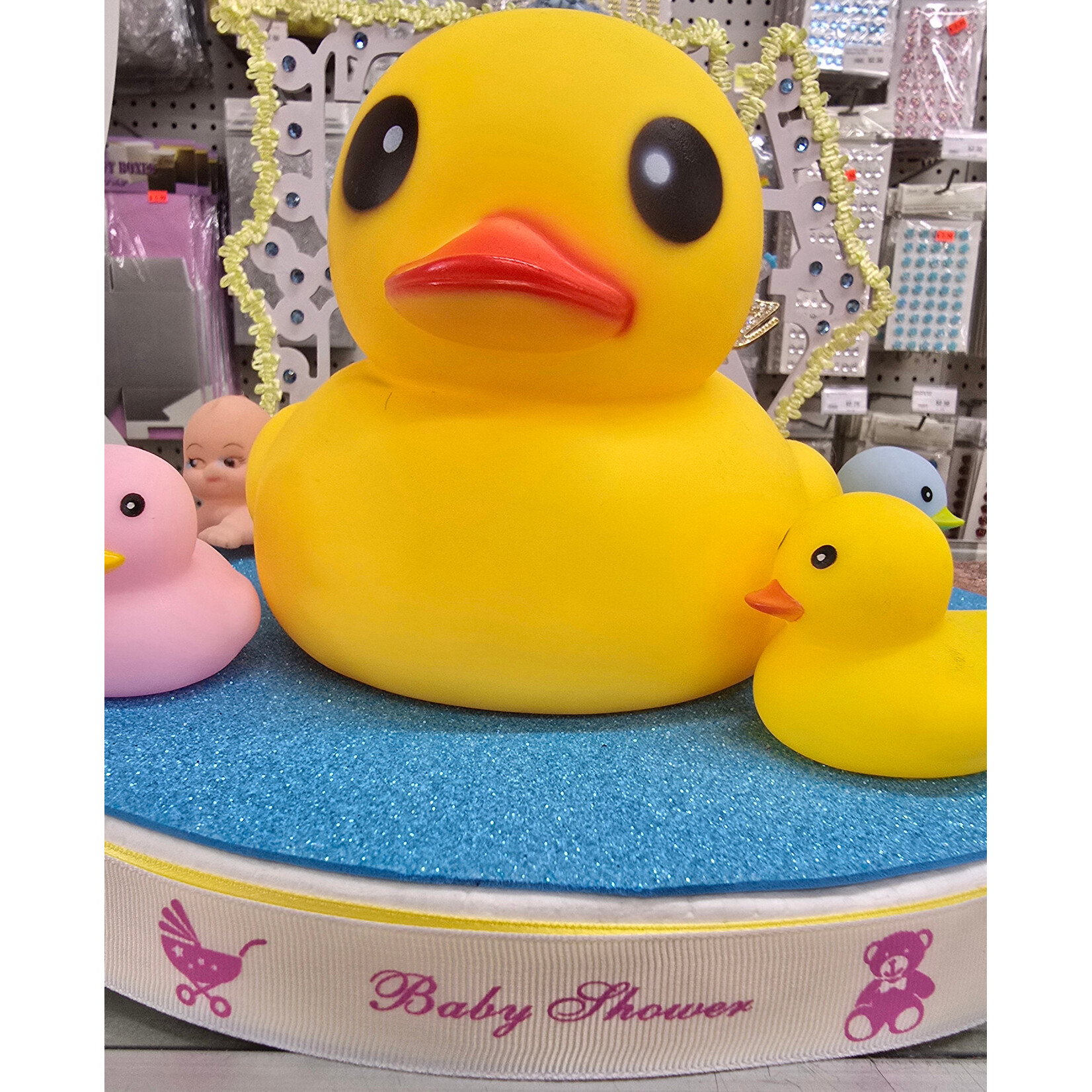 Van Long Silk & Crafts 7/8" Baby Shower Grosgrain Ribbon 25yds Gender Reveal