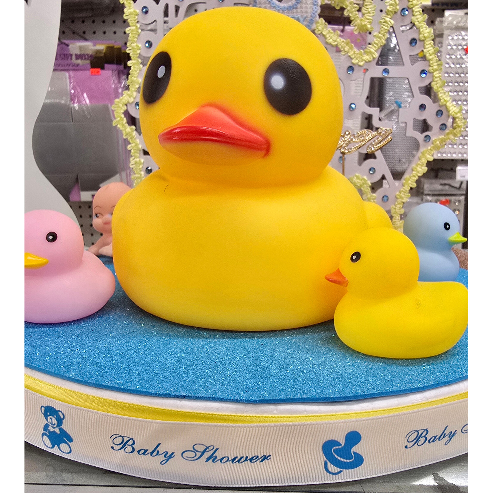 Van Long Silk & Crafts 7/8" Baby Shower Grosgrain Ribbon 25yds Gender Reveal