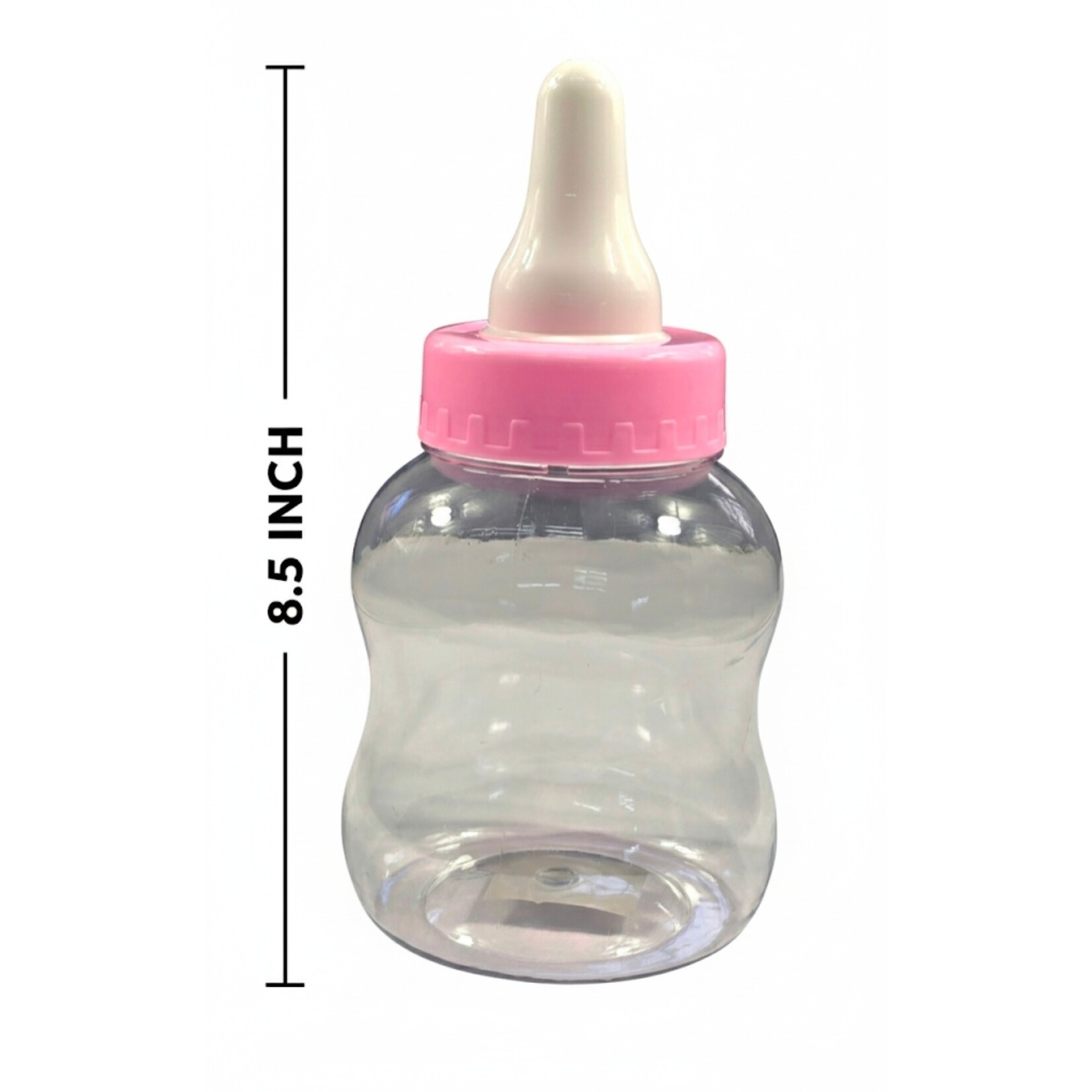 8 1/2" Plastic Baby Bottle - Baby Shower, Center Piece, Decoration, Gender Reveal