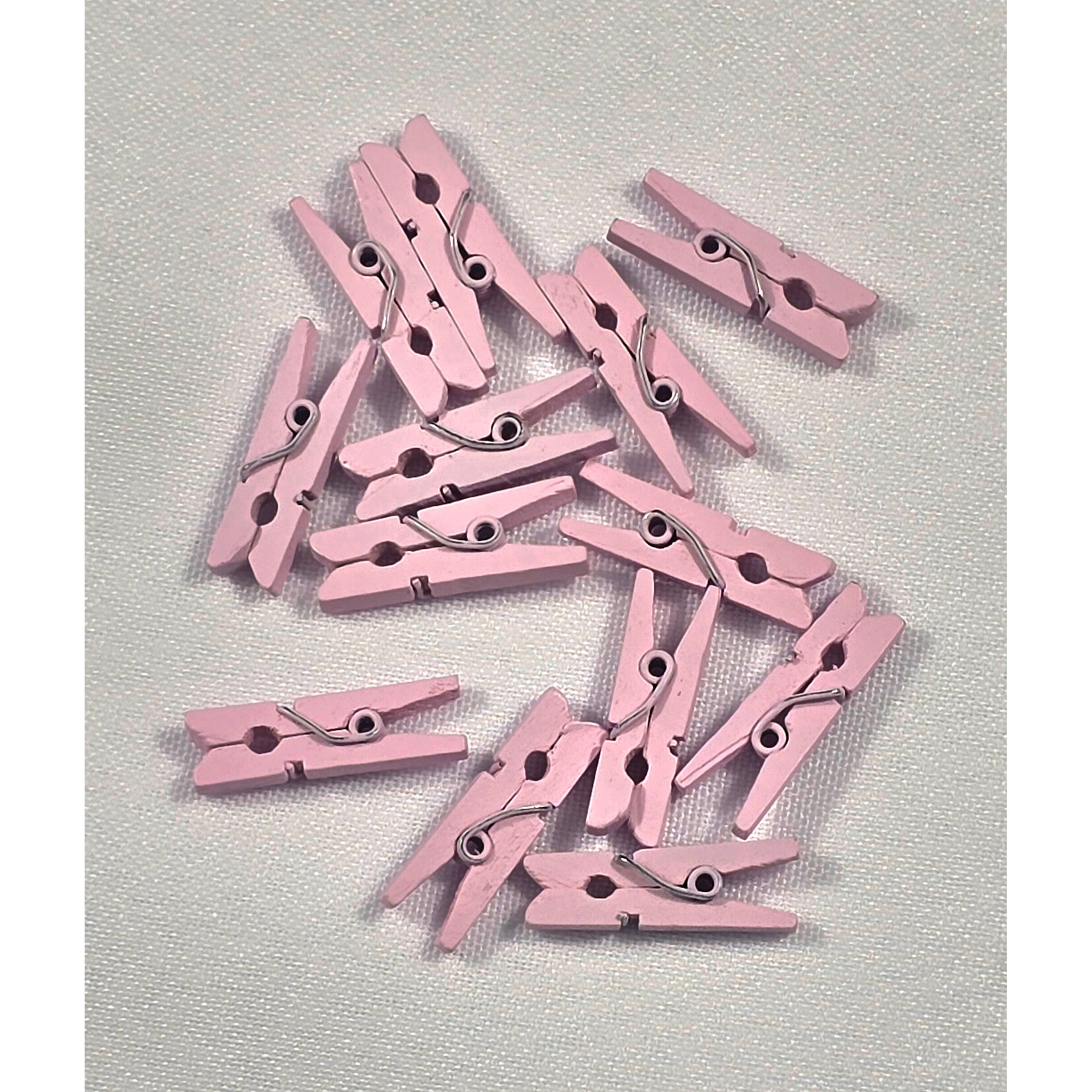 Wood Clothespins 50 PCS/Bag - Baby Shower Gender Reveal