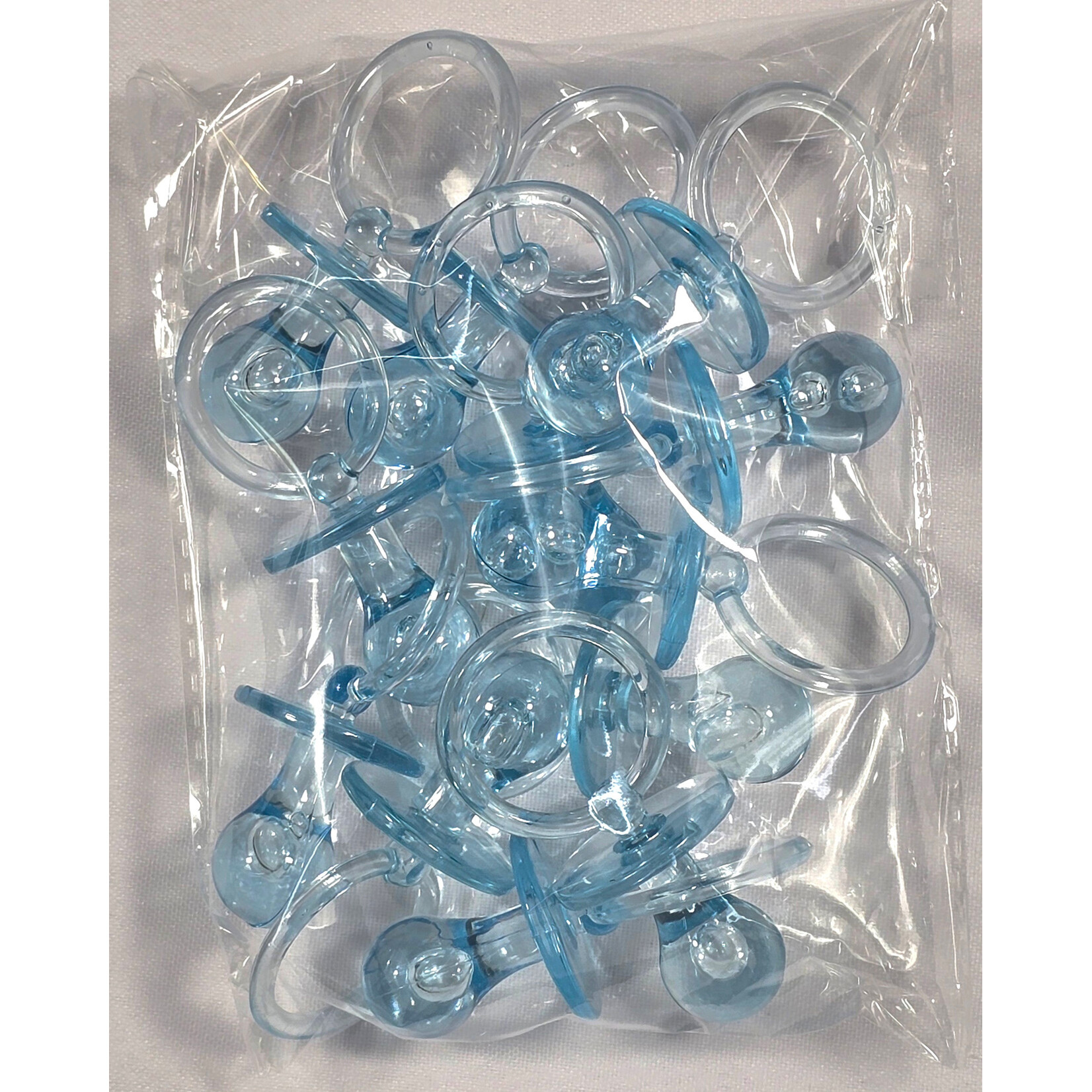 2.75" Acrylic Pacifiers Baby Shower Gender Reveal12 PCS -