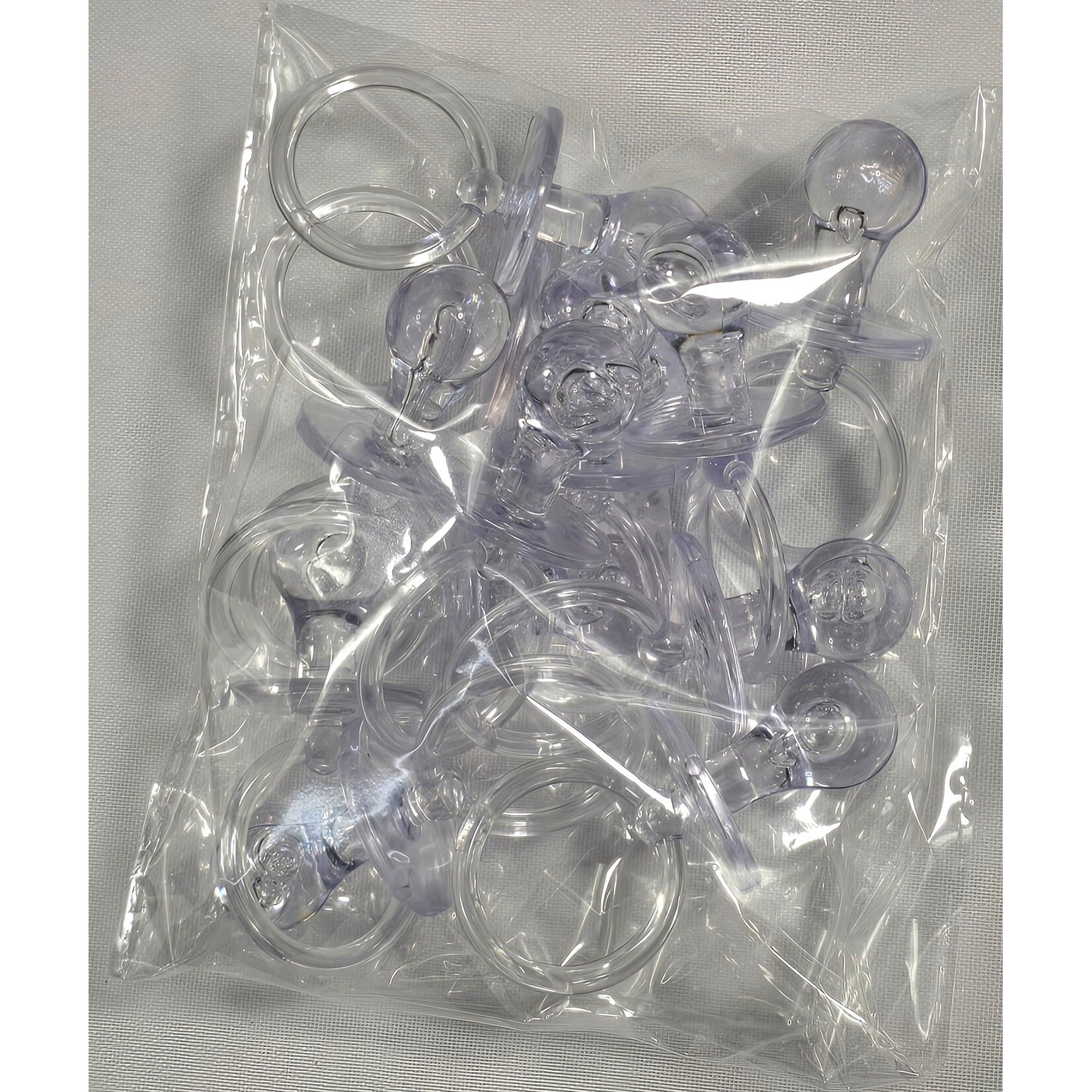 2.75" Acrylic Pacifiers Baby Shower Gender Reveal12 PCS -