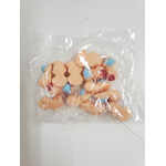 Tiny Blue Plastic Baby (Sleeping) 3/4"  - 12PCS