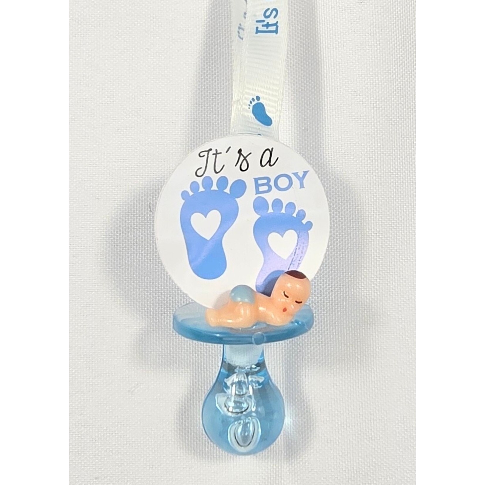 12pc Necklace Pacifiers w/ Feet - Baby Shower Gender Reveal "Don't Say Baby" "Don't cross your Legs"