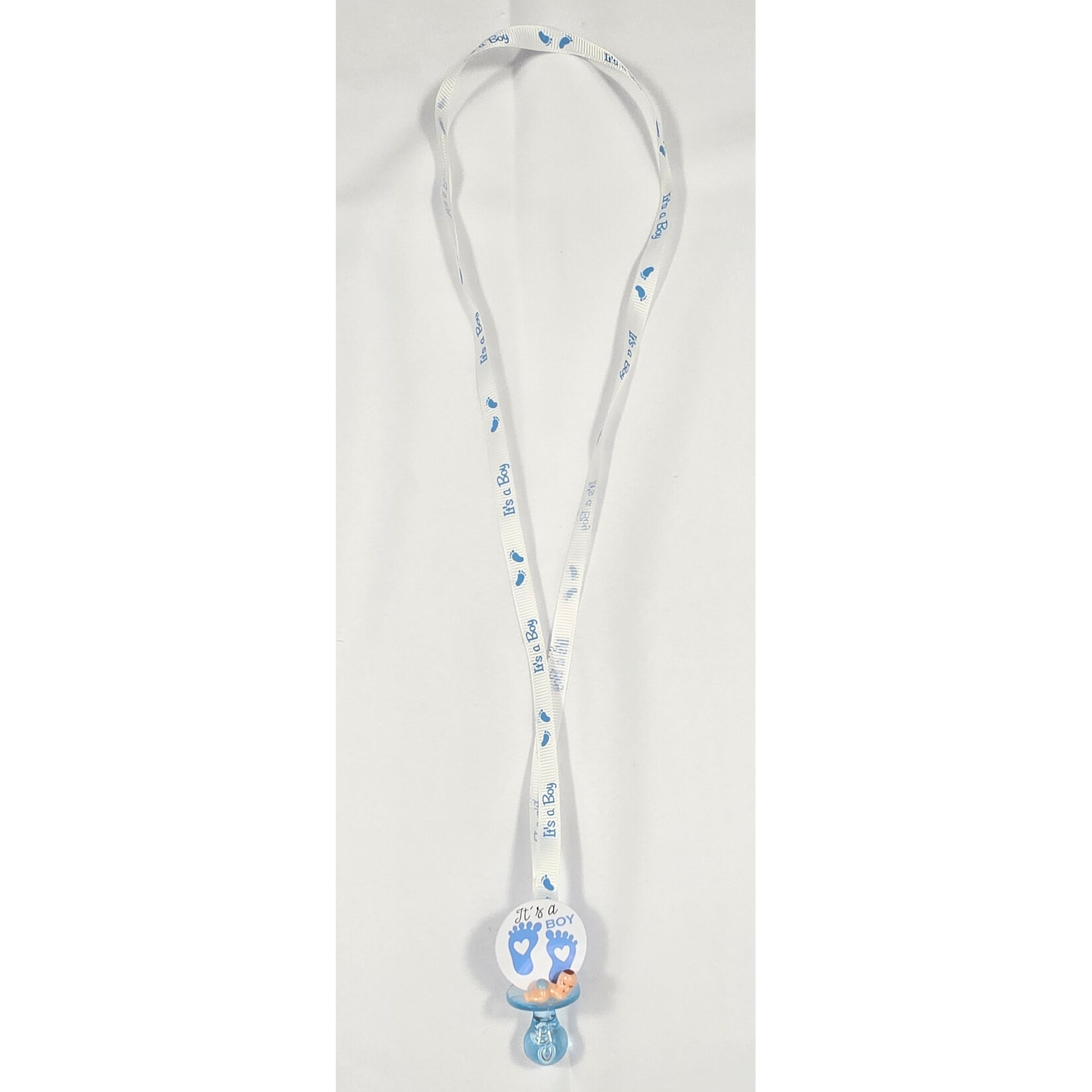 12pc Necklace Pacifiers w/ Feet - Baby Shower Gender Reveal "Don't Say Baby" "Don't cross your Legs"