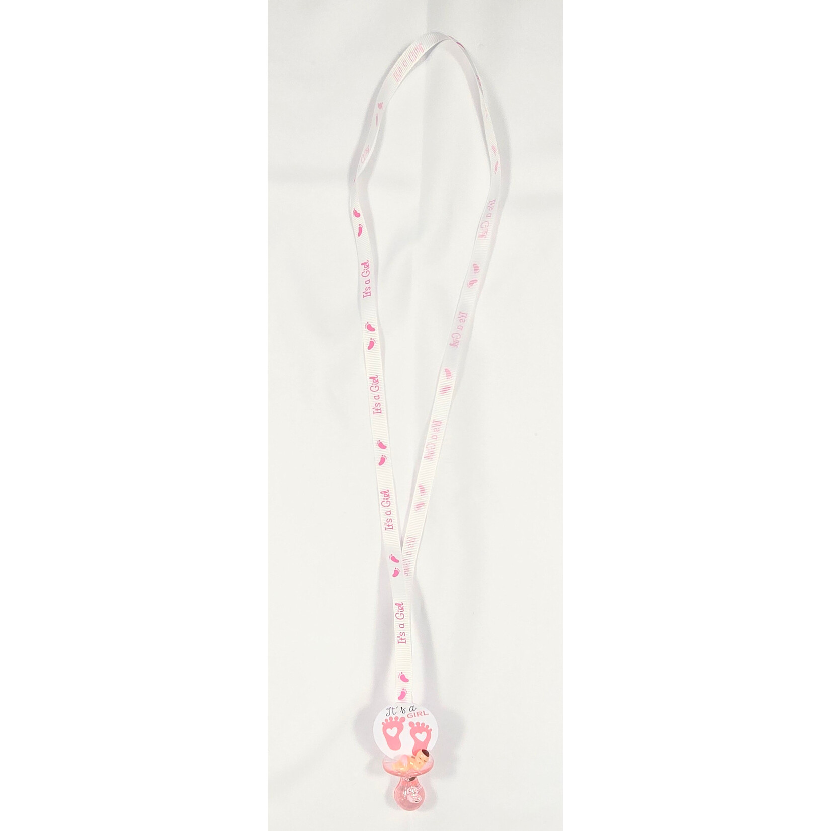 12pc Necklace Pacifiers w/ Feet - Baby Shower Gender Reveal "Don't Say Baby" "Don't cross your Legs"