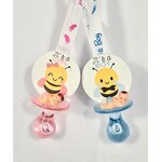 12pc Necklace Pacifiers w/ Bee -