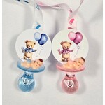 12pc Necklace Pacifiers 2 Balloons Bear -