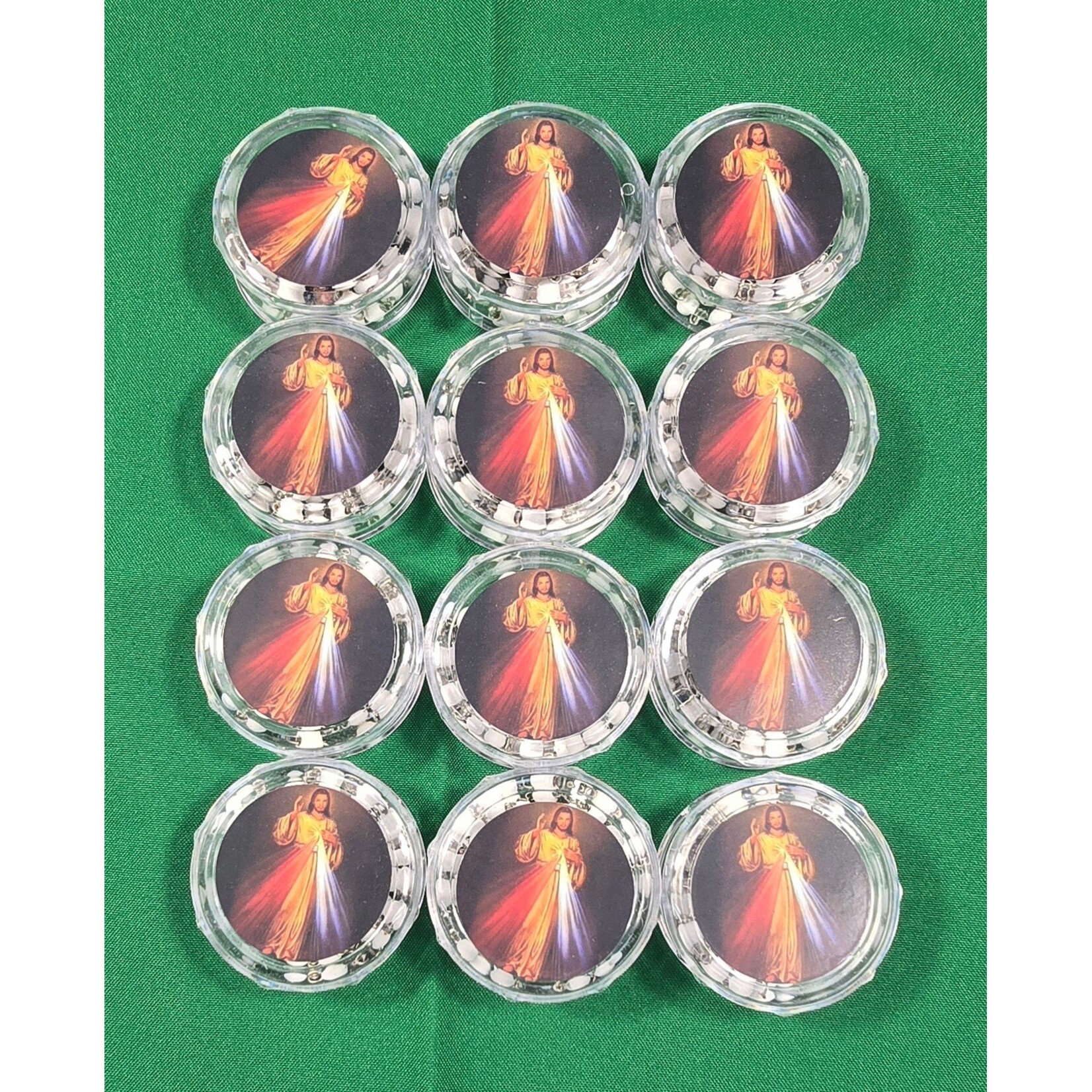 Divine Mercy Scented Wood Rosary 12pc - Catholic -  Spiritual - Religious - Memorial Favor