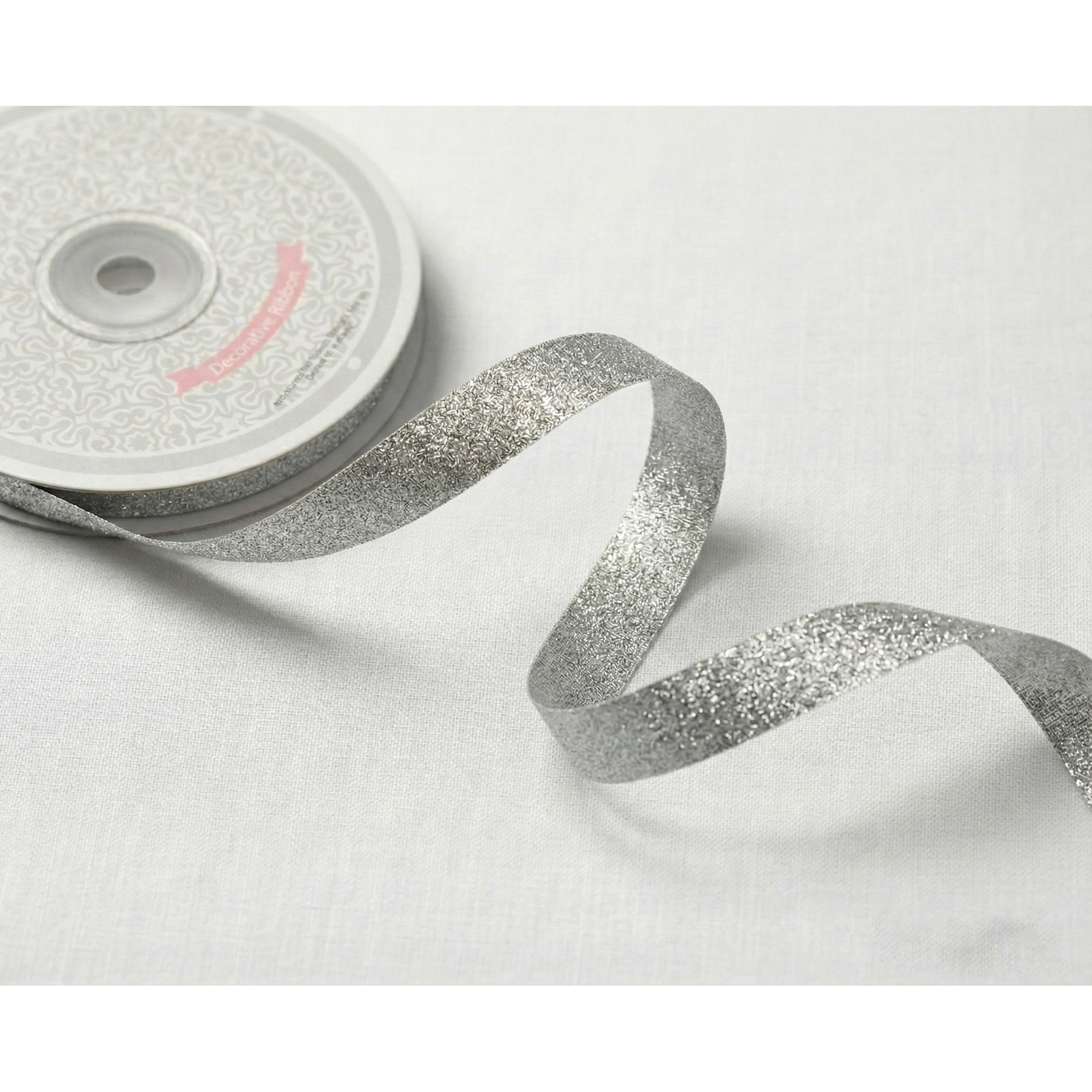 5/8" x 25 Yards Metallic Taffeta Ribbon Roll -