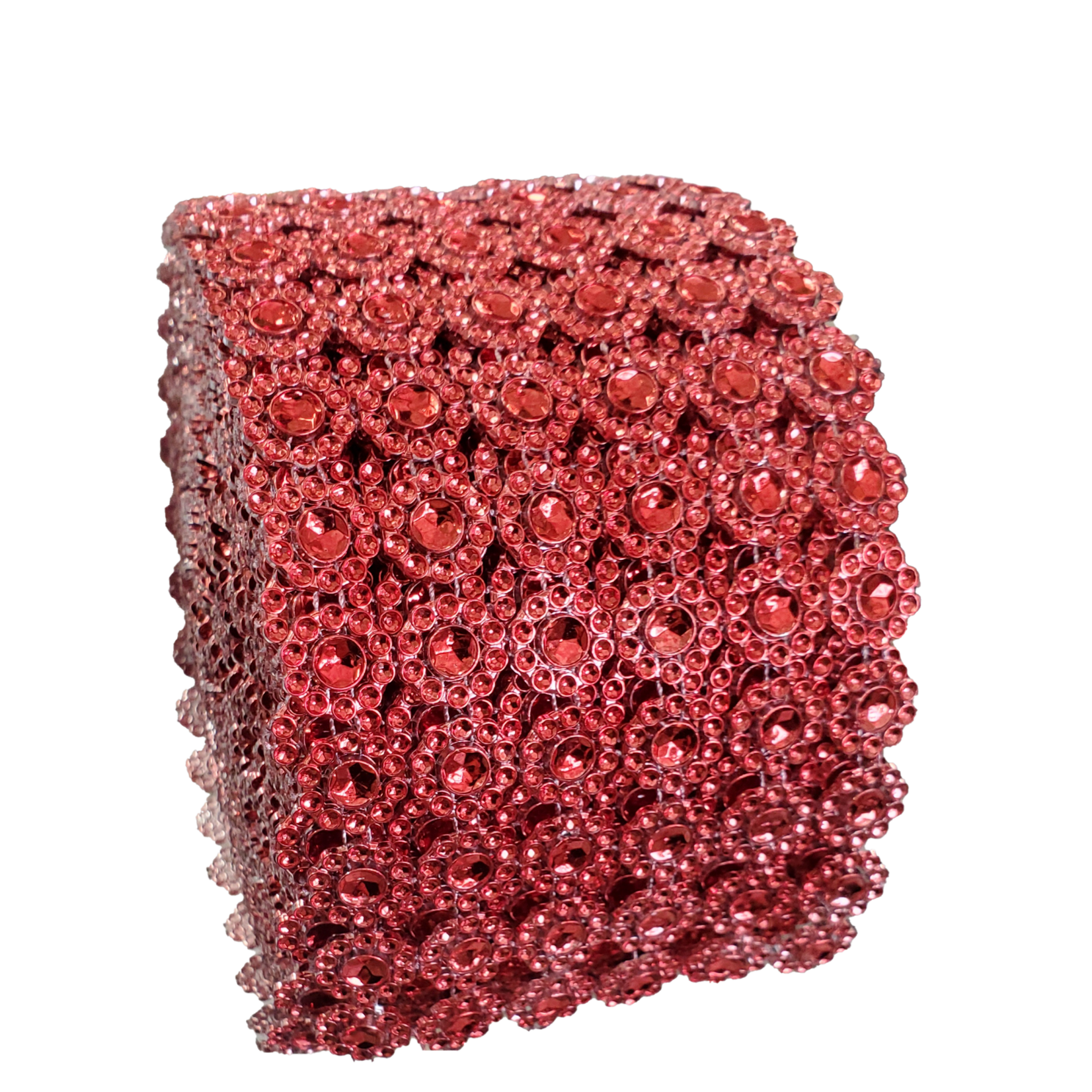 Mesh Flower Rhinestones Roll 4⅝" x 10 Yards -