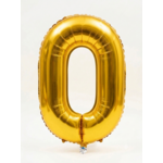 40" Gold Foil Number Balloon -