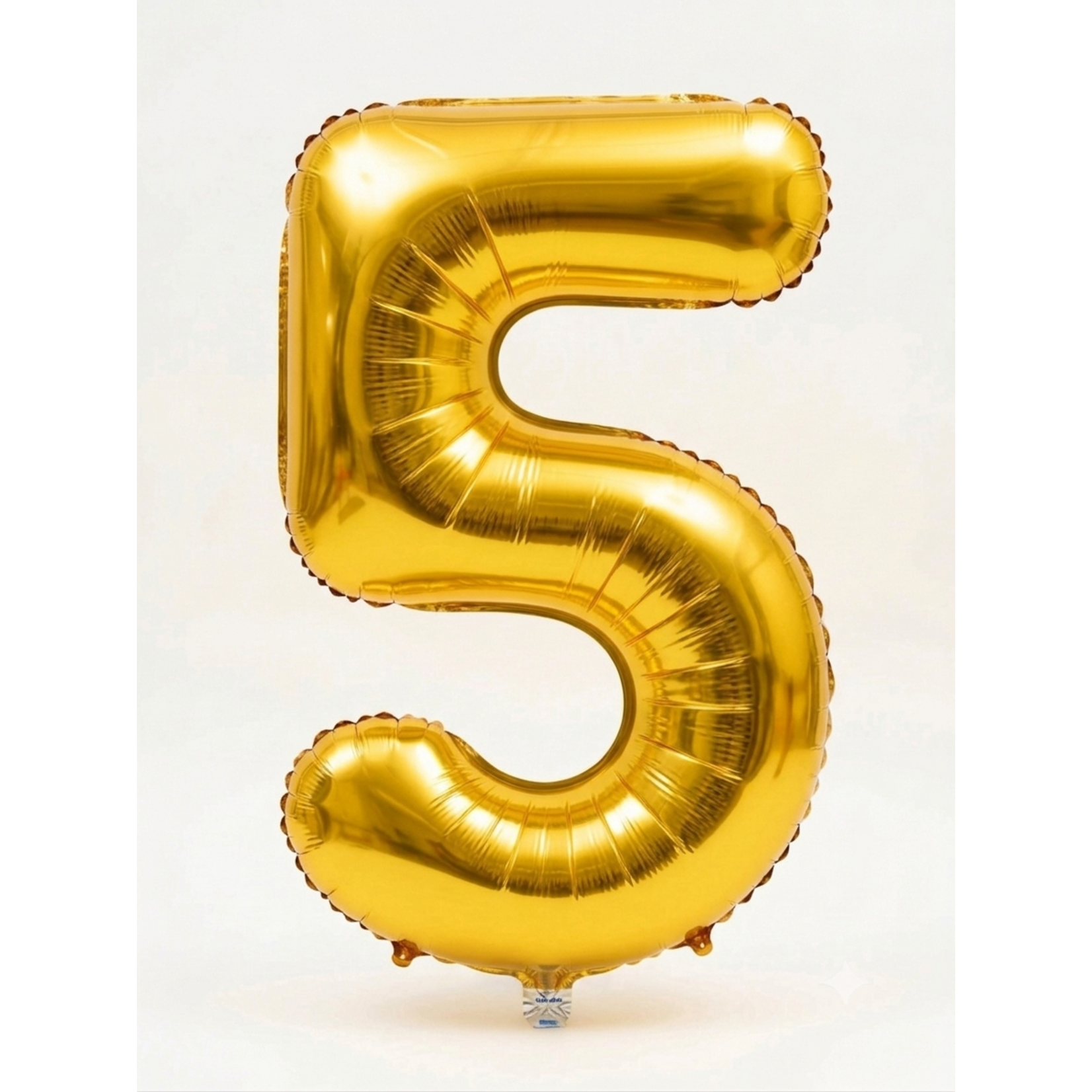40" Jumbo Metallic Foil Number Balloons - Gold