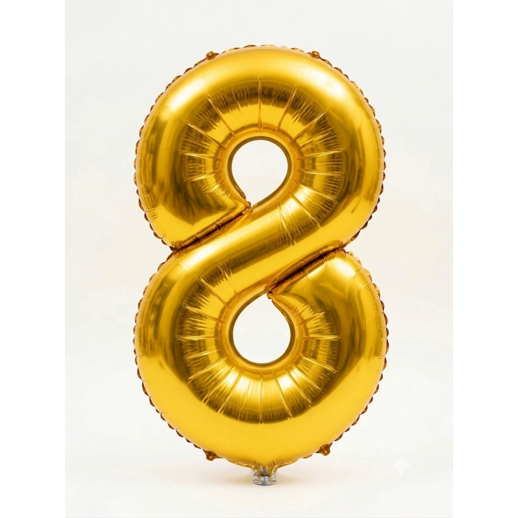 40" Jumbo Metallic Foil Number Balloons - Gold