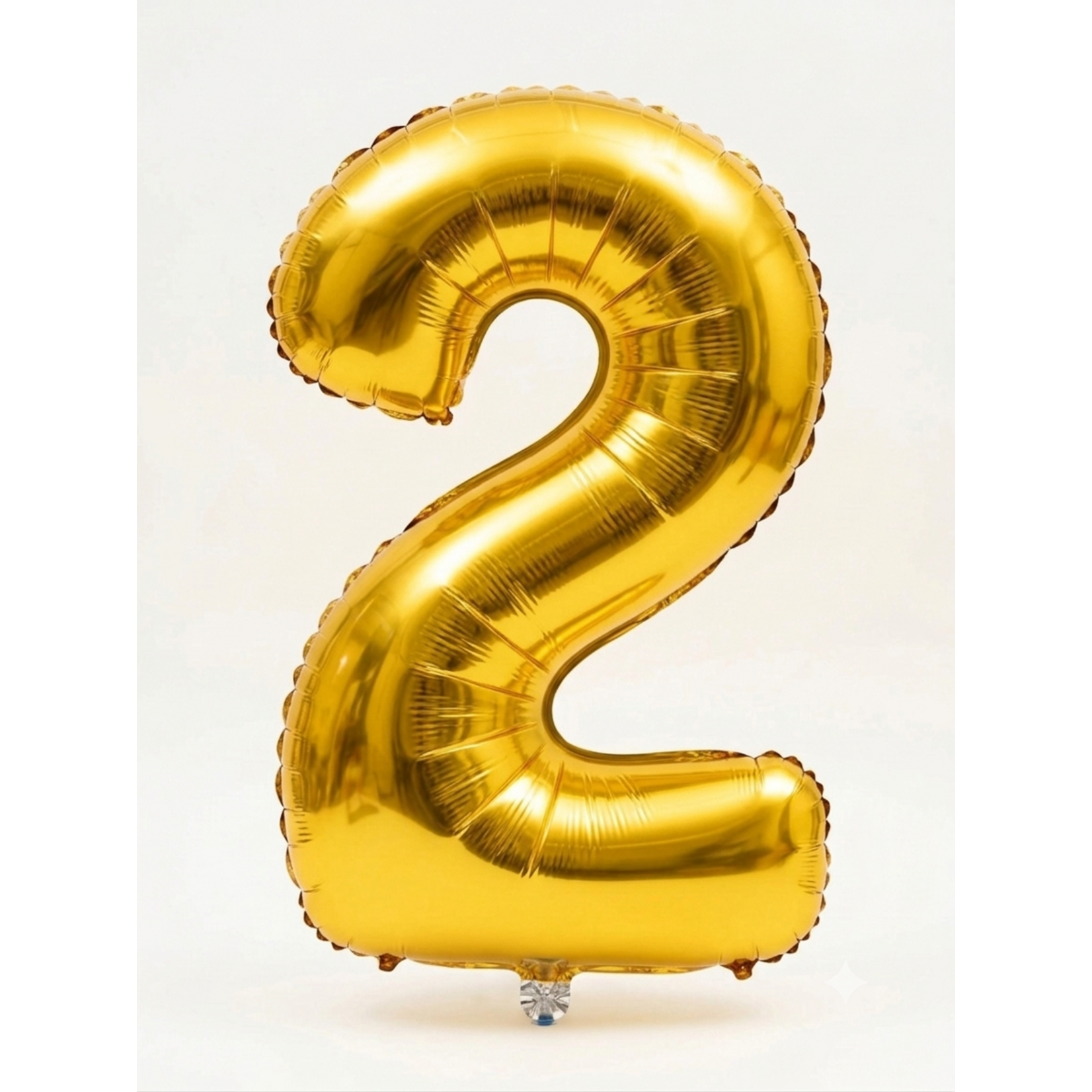 40" Jumbo Metallic Foil Number Balloons - Gold