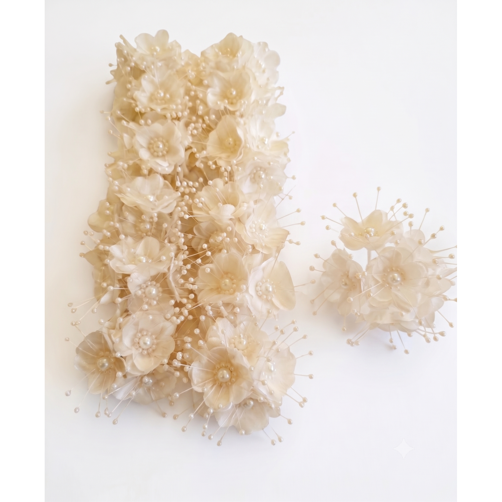 72pcs Artificial Silky Pearl Spray Craft Flower