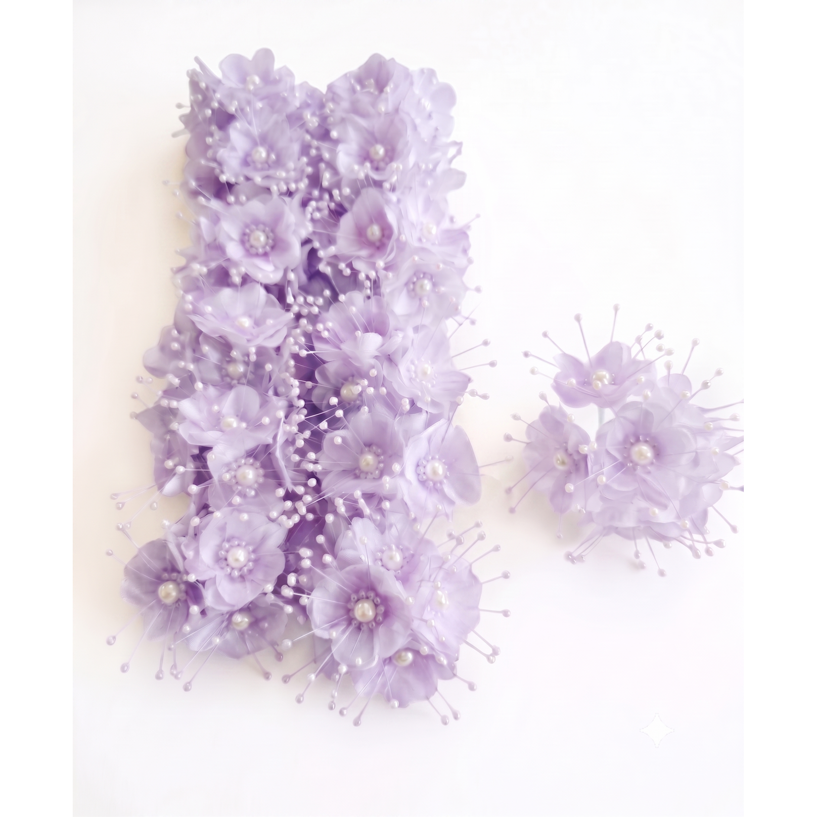 72pcs Artificial Silky Pearl Spray Craft Flower