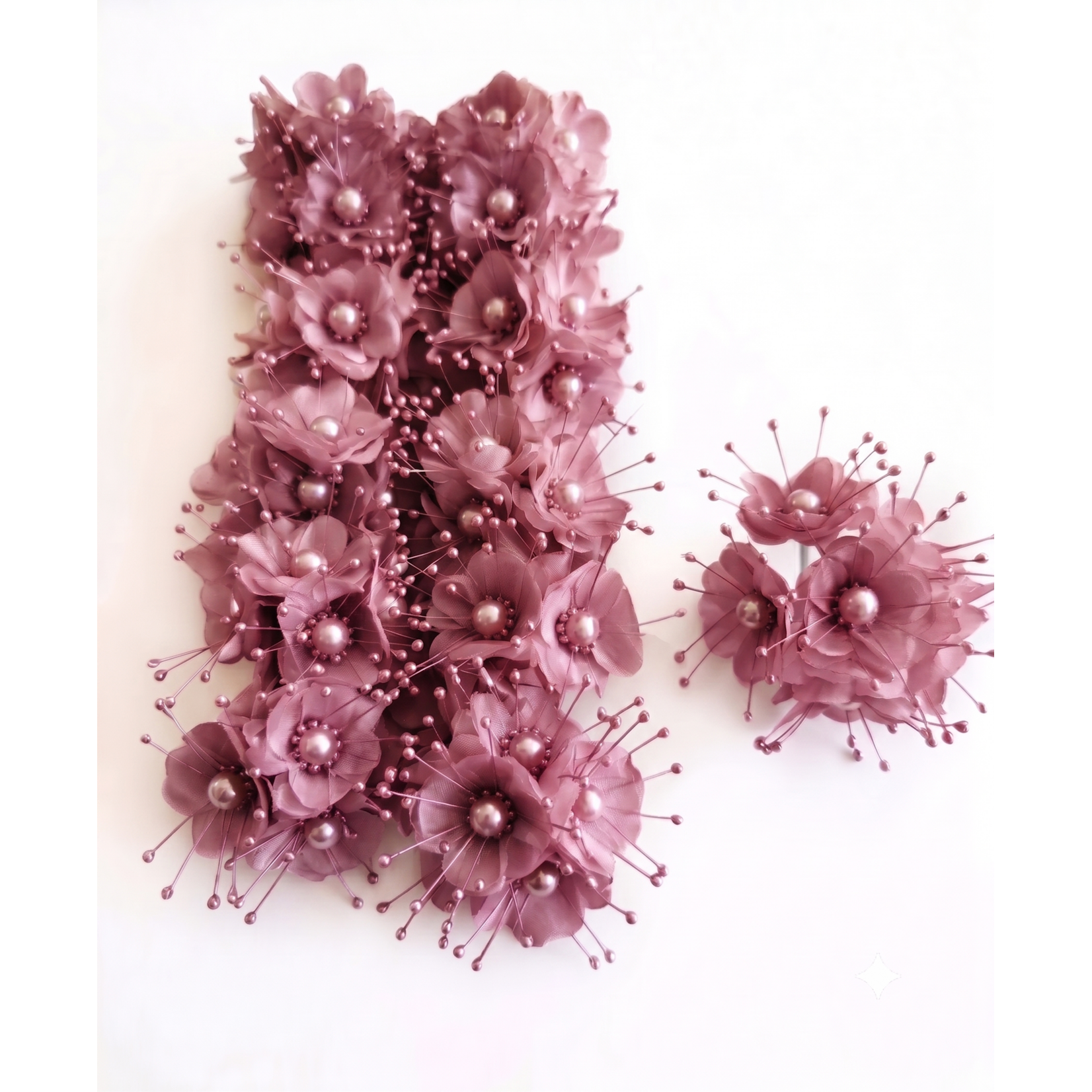 72pcs Artificial Silky Pearl Spray Craft Flower