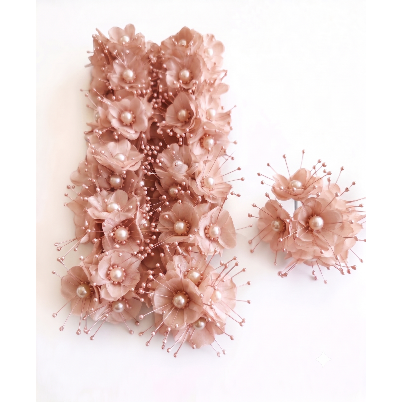 72pcs Artificial Silky Pearl Spray Craft Flower